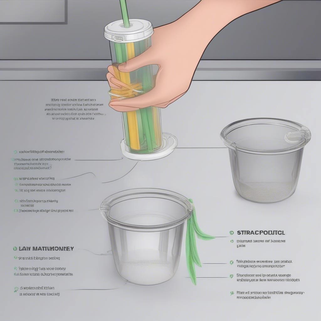 Cleaning an insulated straw tumbler with a straw cleaner.