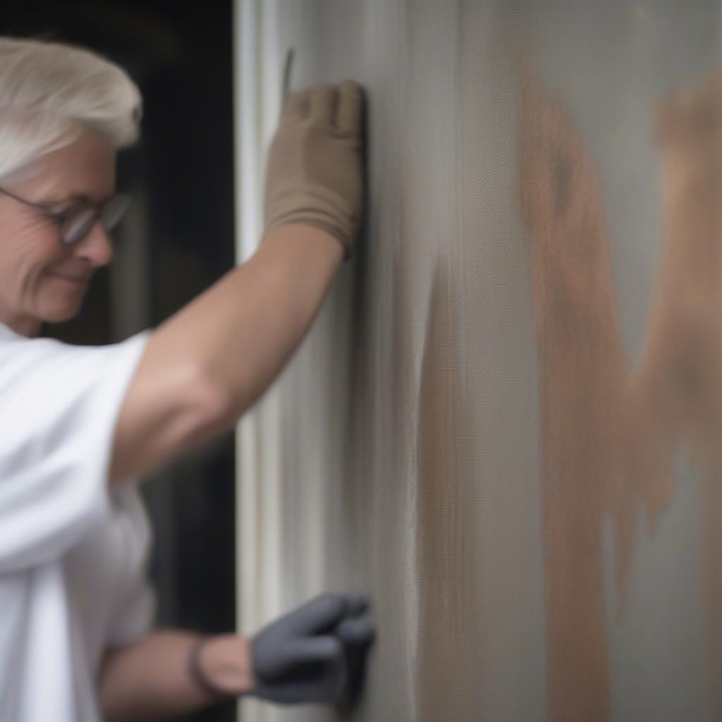 Cleaning Metal Signs with a Soft Cloth