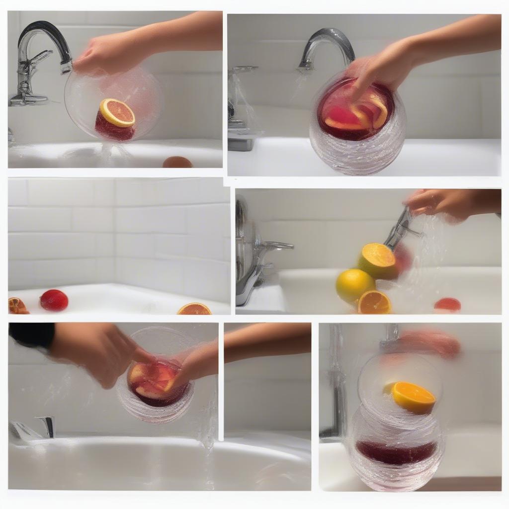 Cleaning a Sangria Holder