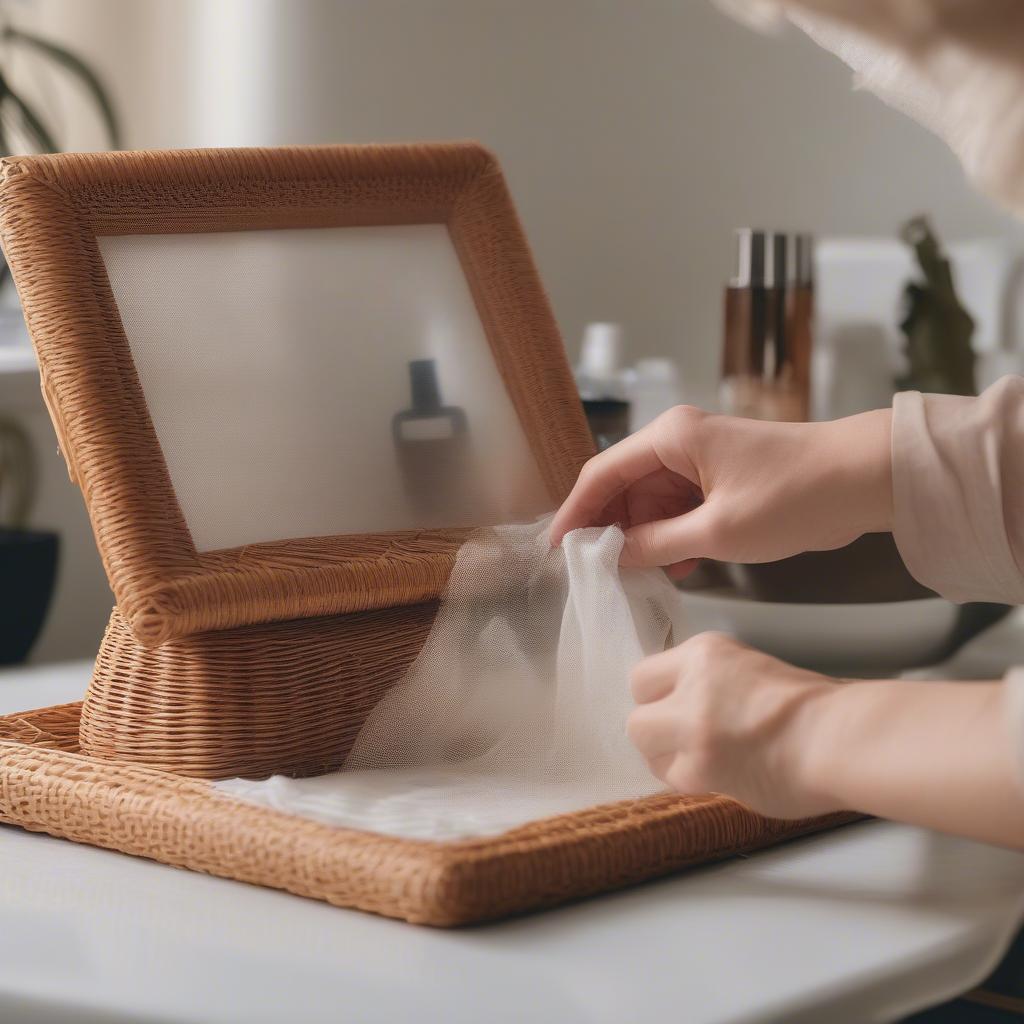 Cleaning Wicker and Rattan Photo Frames