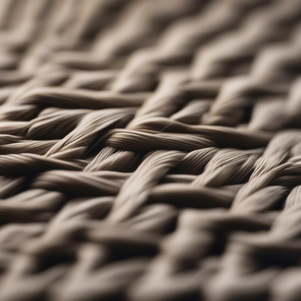 Close-up view of the texture of a canvas print