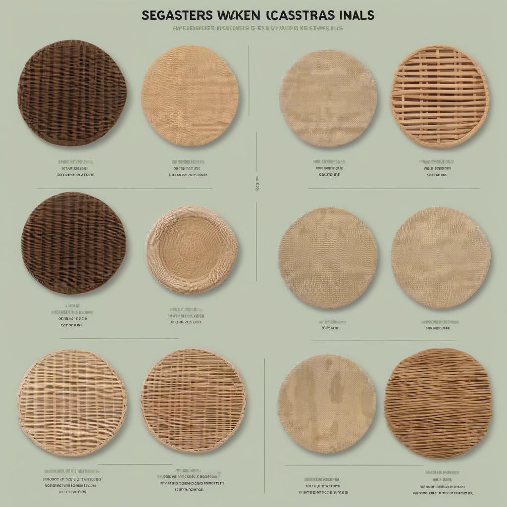 Comparing Woven Coaster Materials