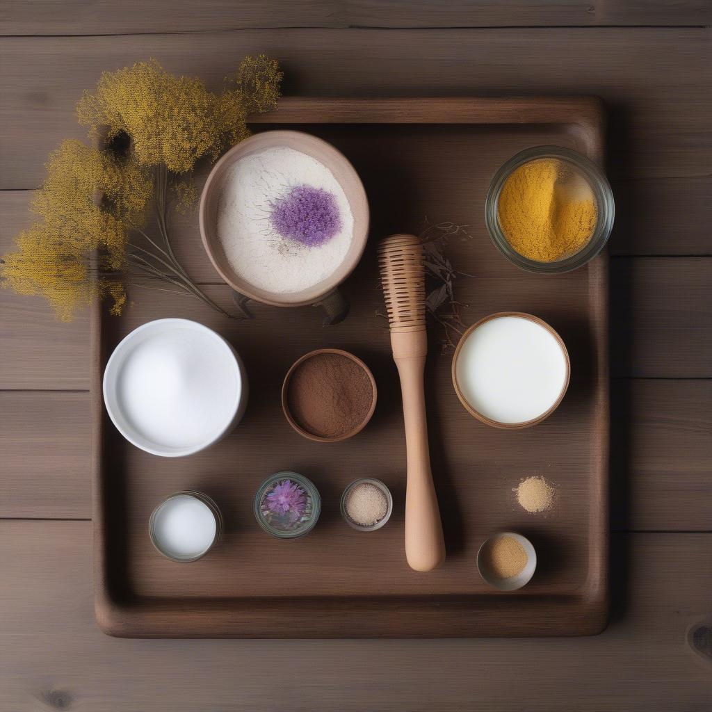 Ingredients for a Relaxing Cocoa Bath