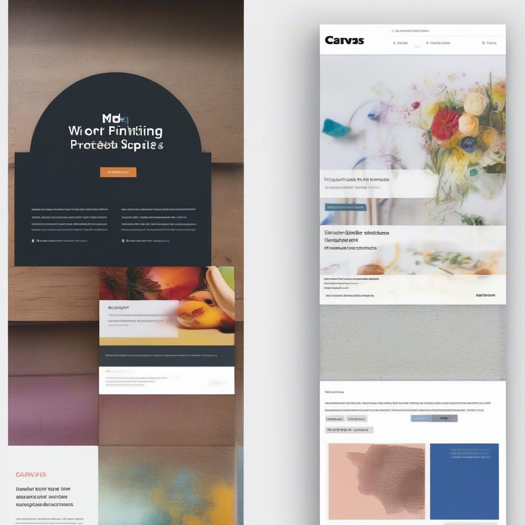 Comparing Different Online Canvas Printing Services