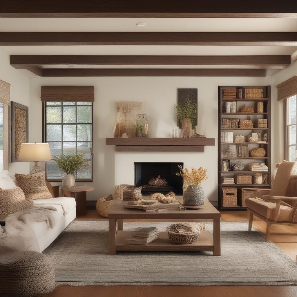 Creating a cozy atmosphere with wood