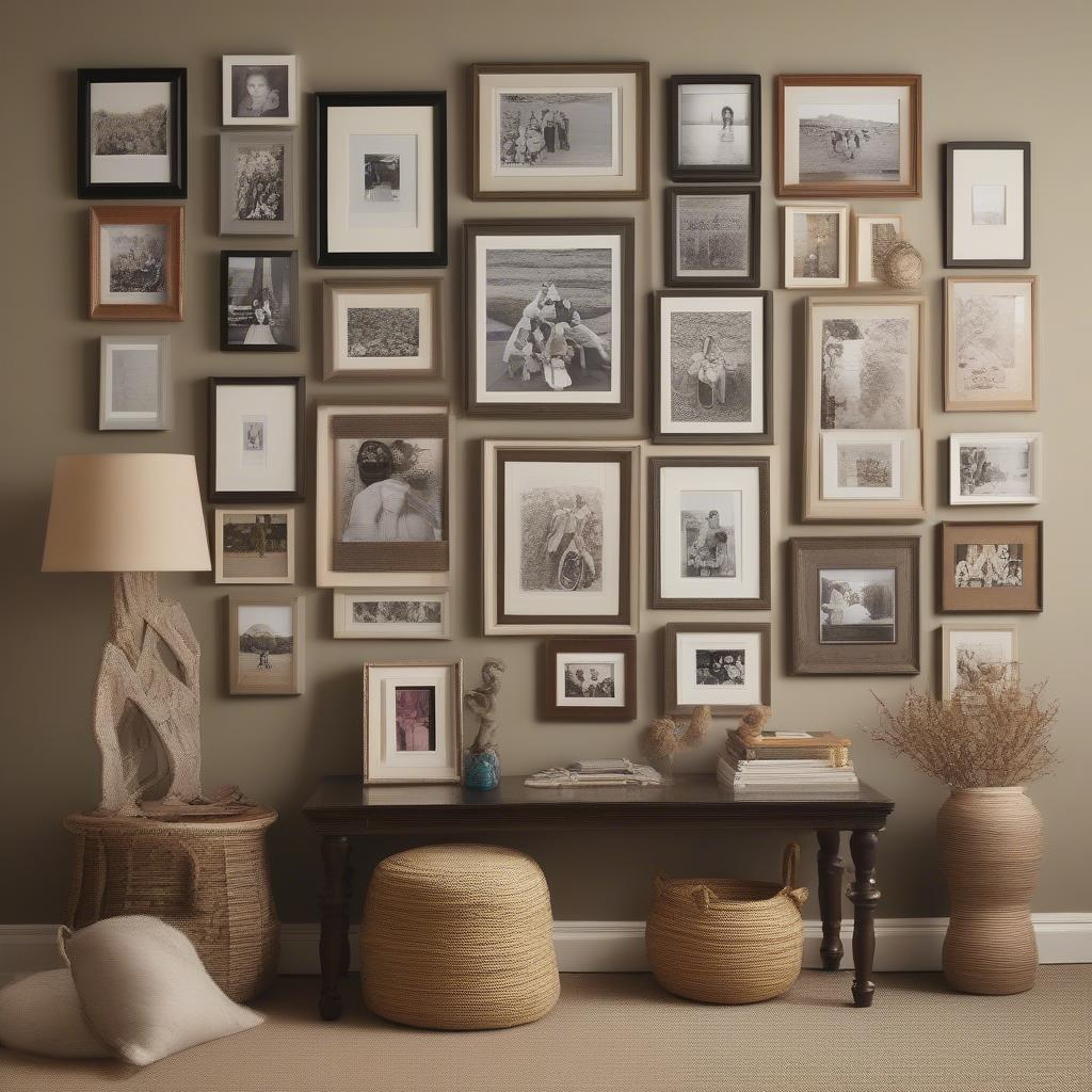 Creating a Gallery Wall with Framed Photographs