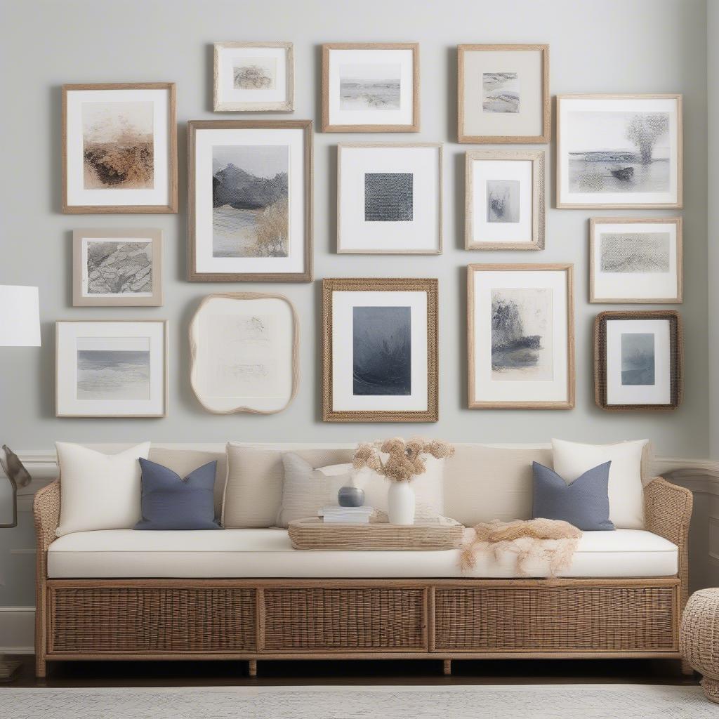 Creating a stunning gallery wall with different art pieces