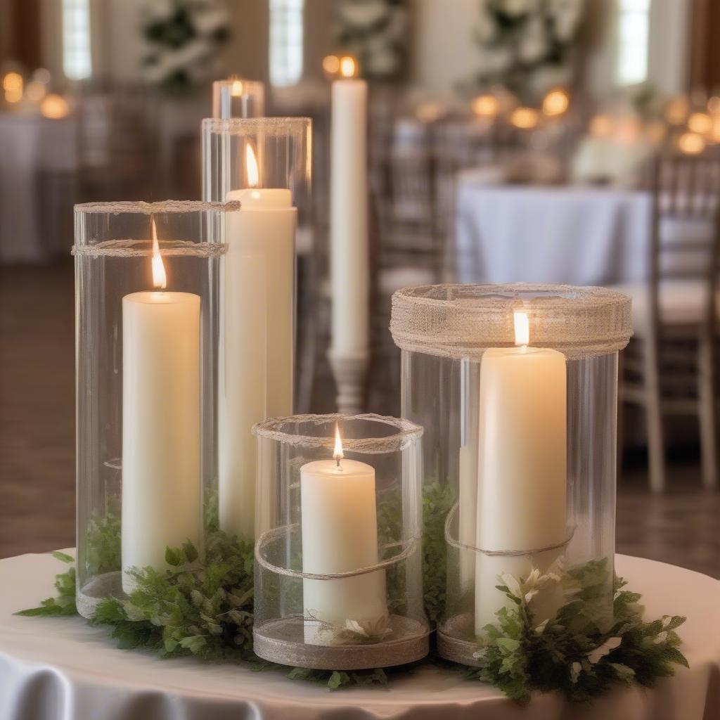 Creative Uses of Bulk Candle Holders at Weddings