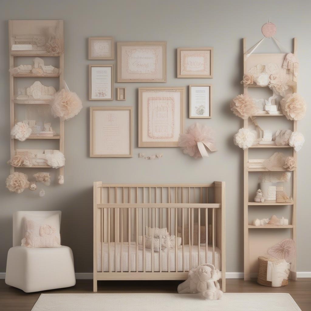 Creative Designs and Placements for Wood Wall Names in Nurseries