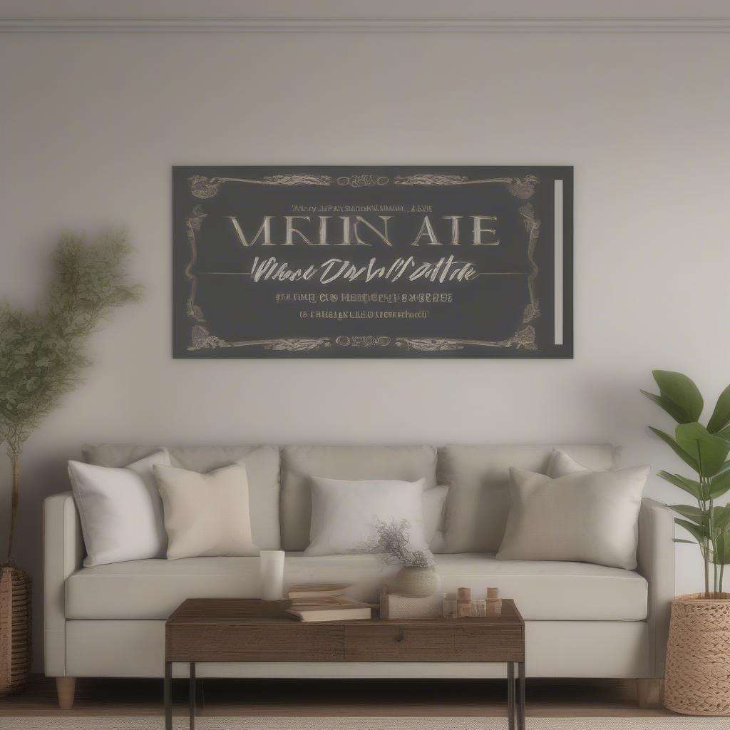 Personalized Art Sign for Home Decor