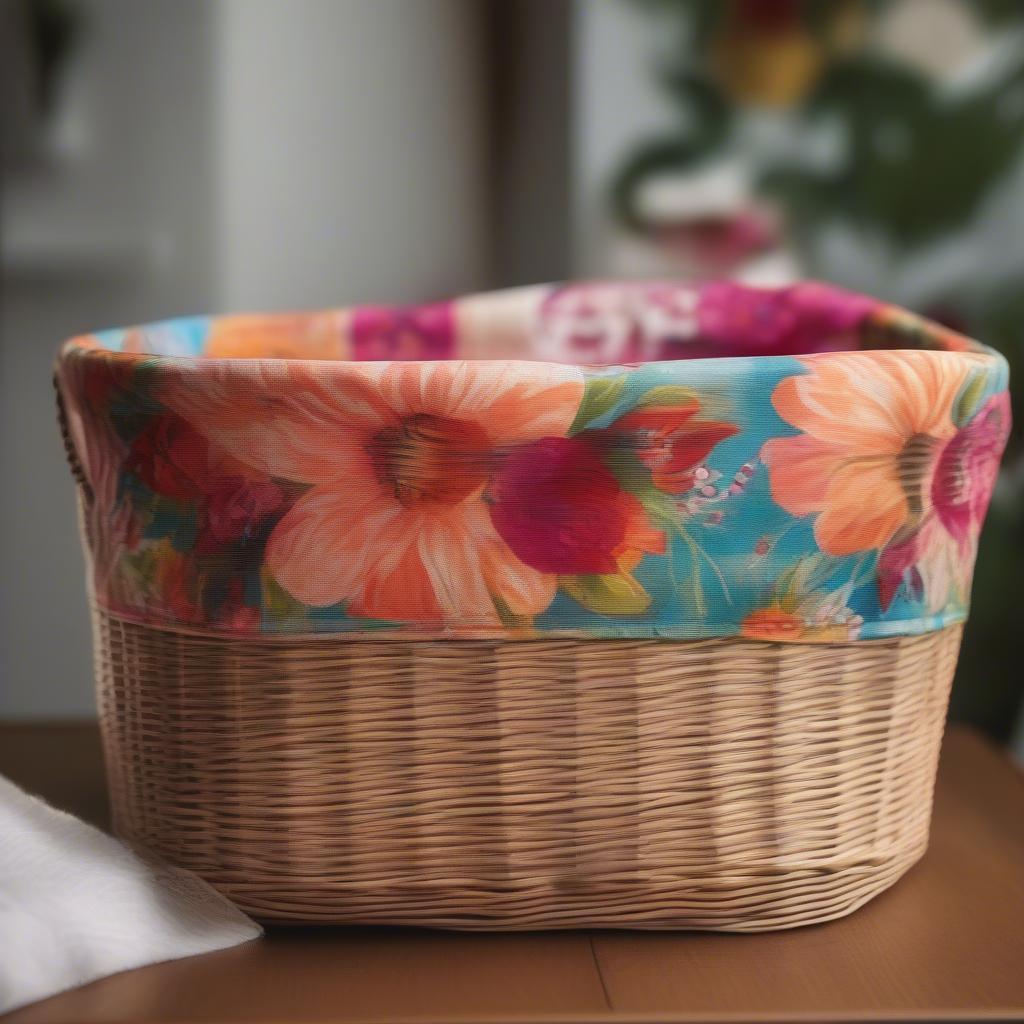 Custom Canvas Basket Liner