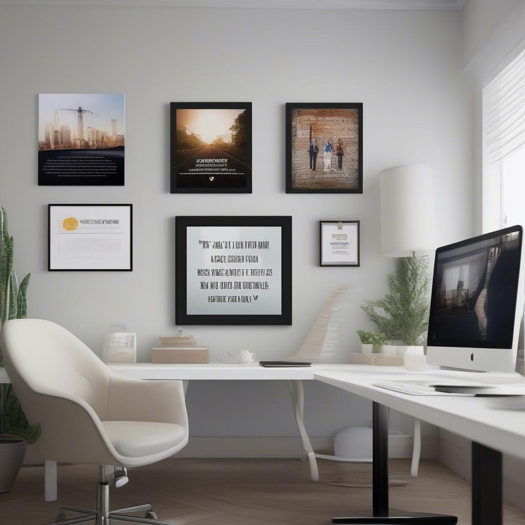 Custom Canvas Photo Prints in an Office Setting