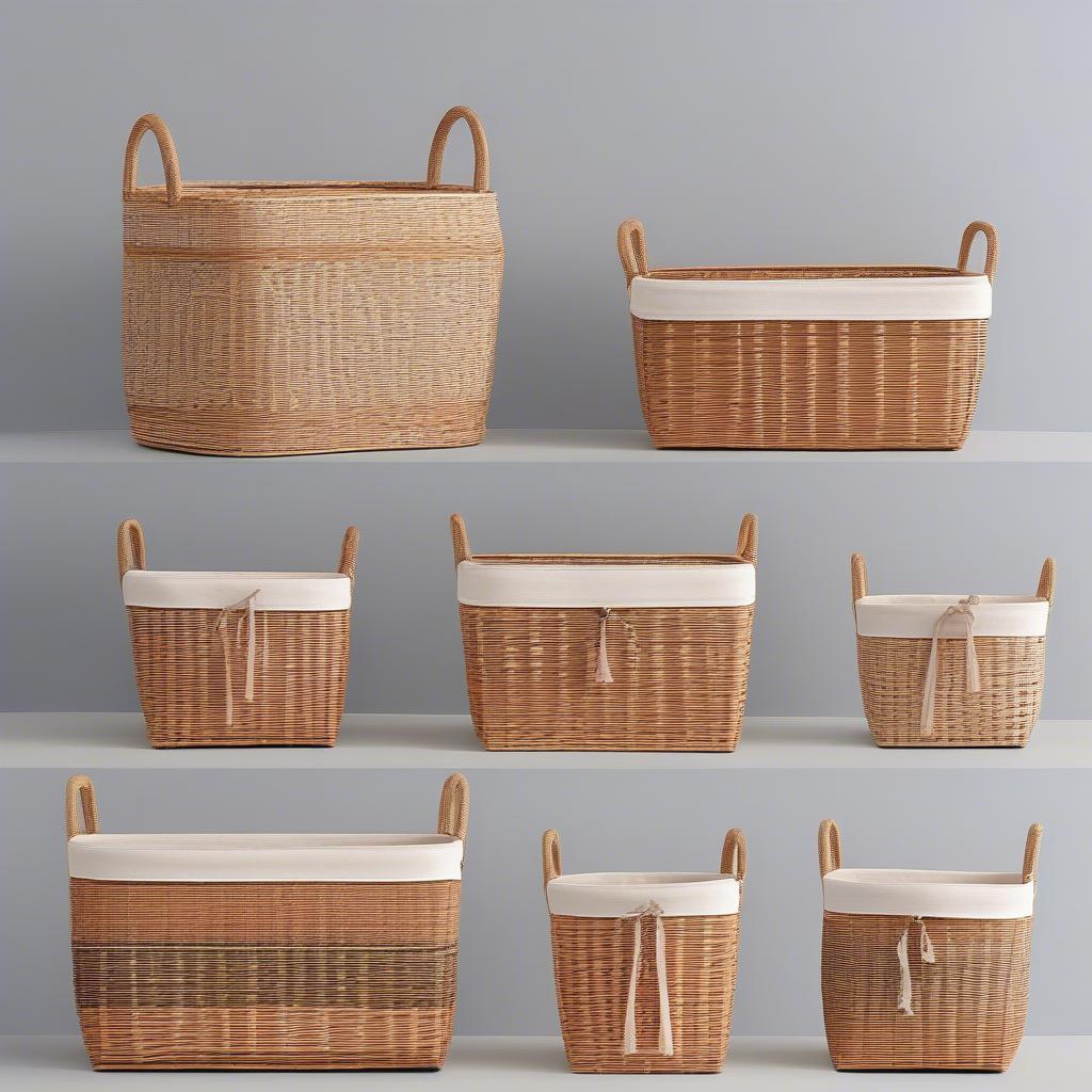 Custom Canvas Rattan Storage Solutions