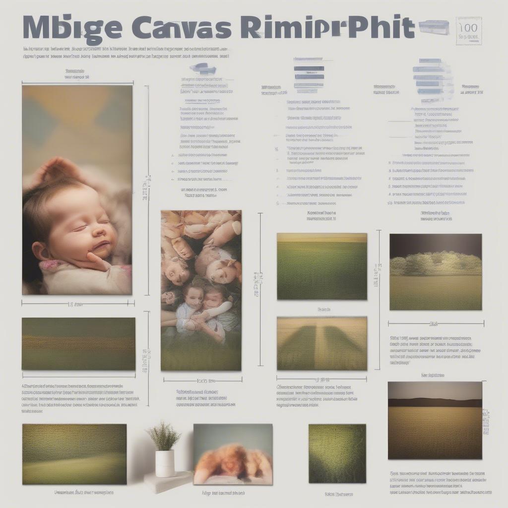 Canvas Picture Sizes and Dimensions Guide