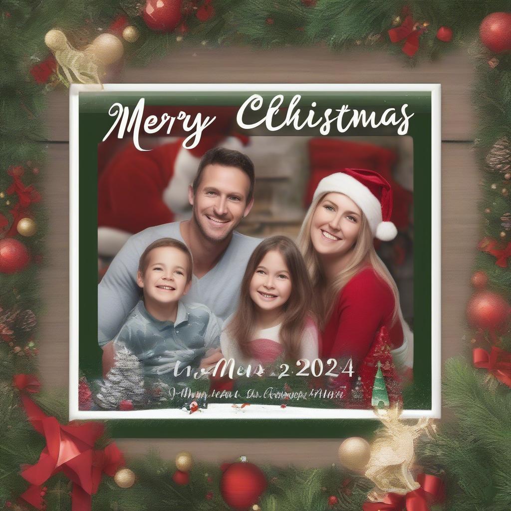 Custom Christmas Facebook Profile Frame Design