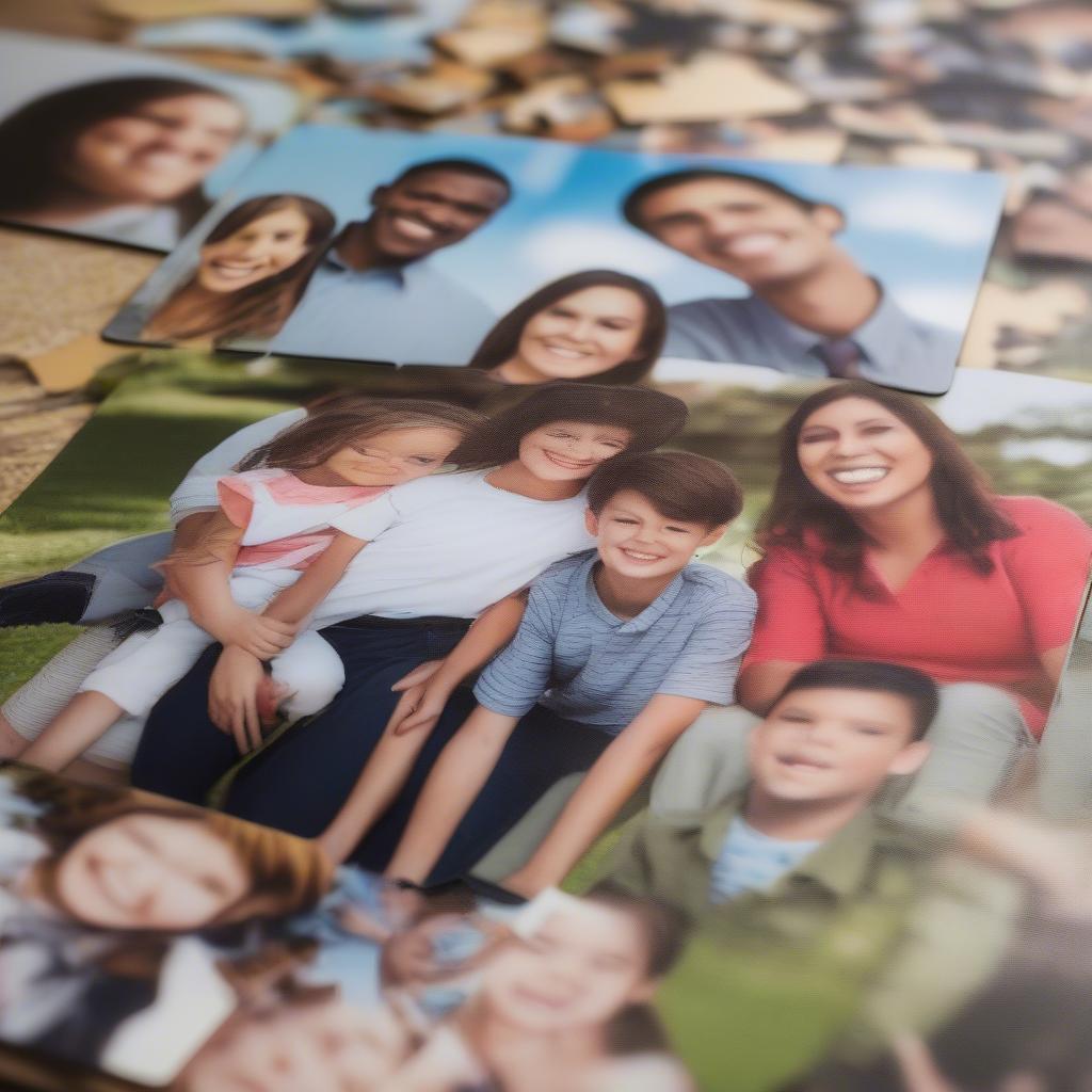 Family Photo Custom Collage Puzzle