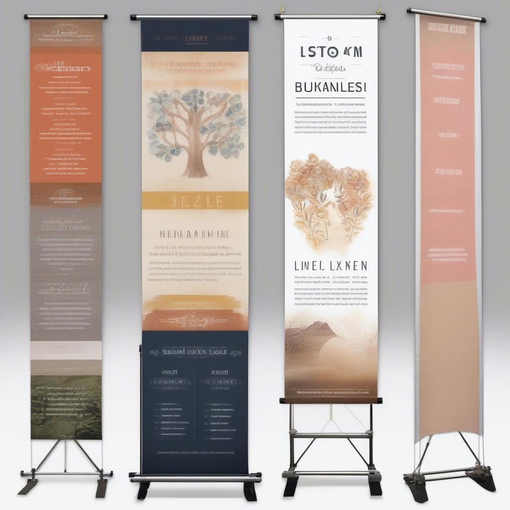 Custom Linen Banner Size Options