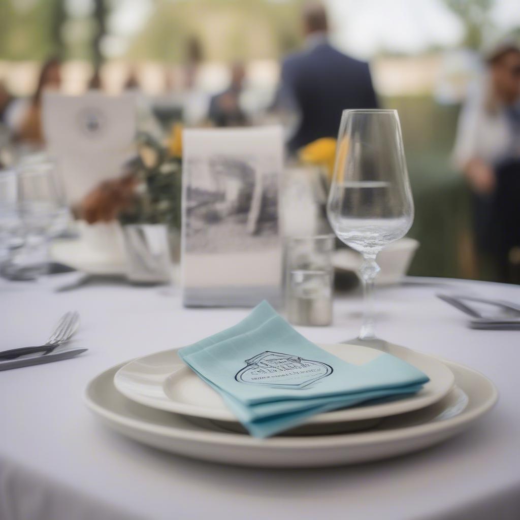 Custom Napkins for a Corporate Event