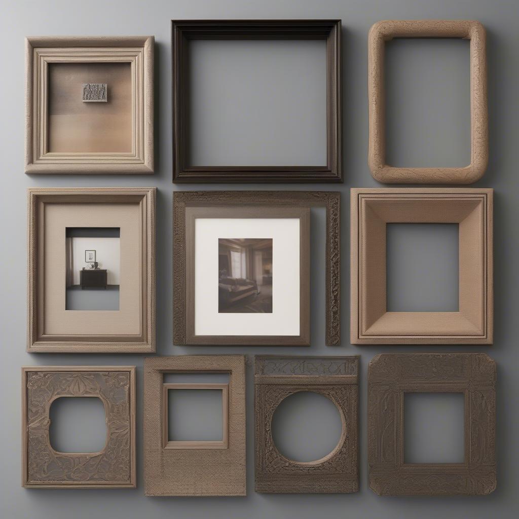 Variety of Custom Picture Frame Styles