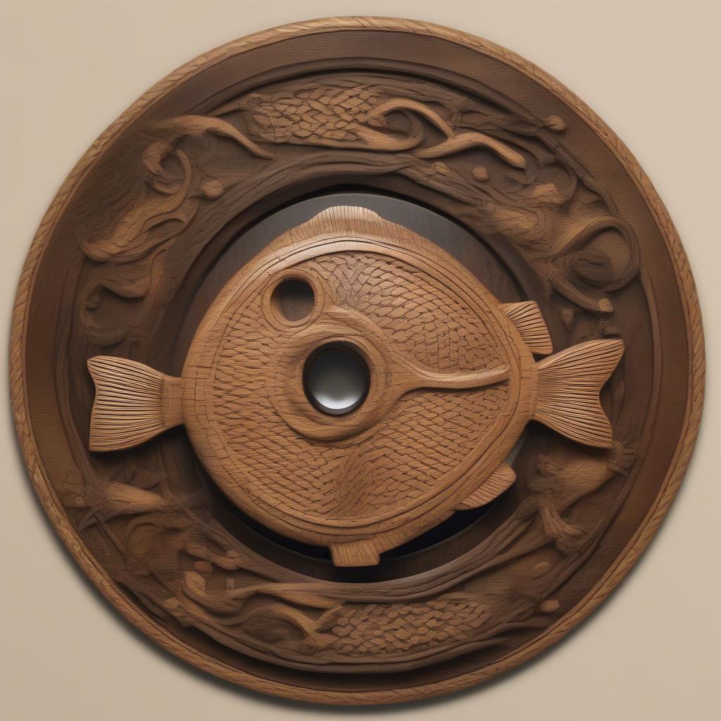 Custom-designed rattan sign with a brotherly theme, incorporating symbols of shared interests like fishing or gaming.