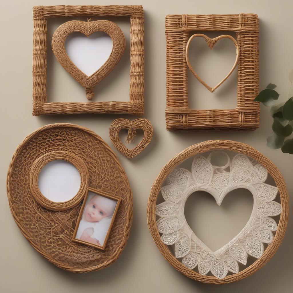 Custom Wicker FB Picture Frames