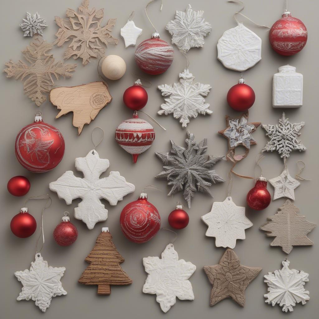 Variety of Customized Christmas Ornaments