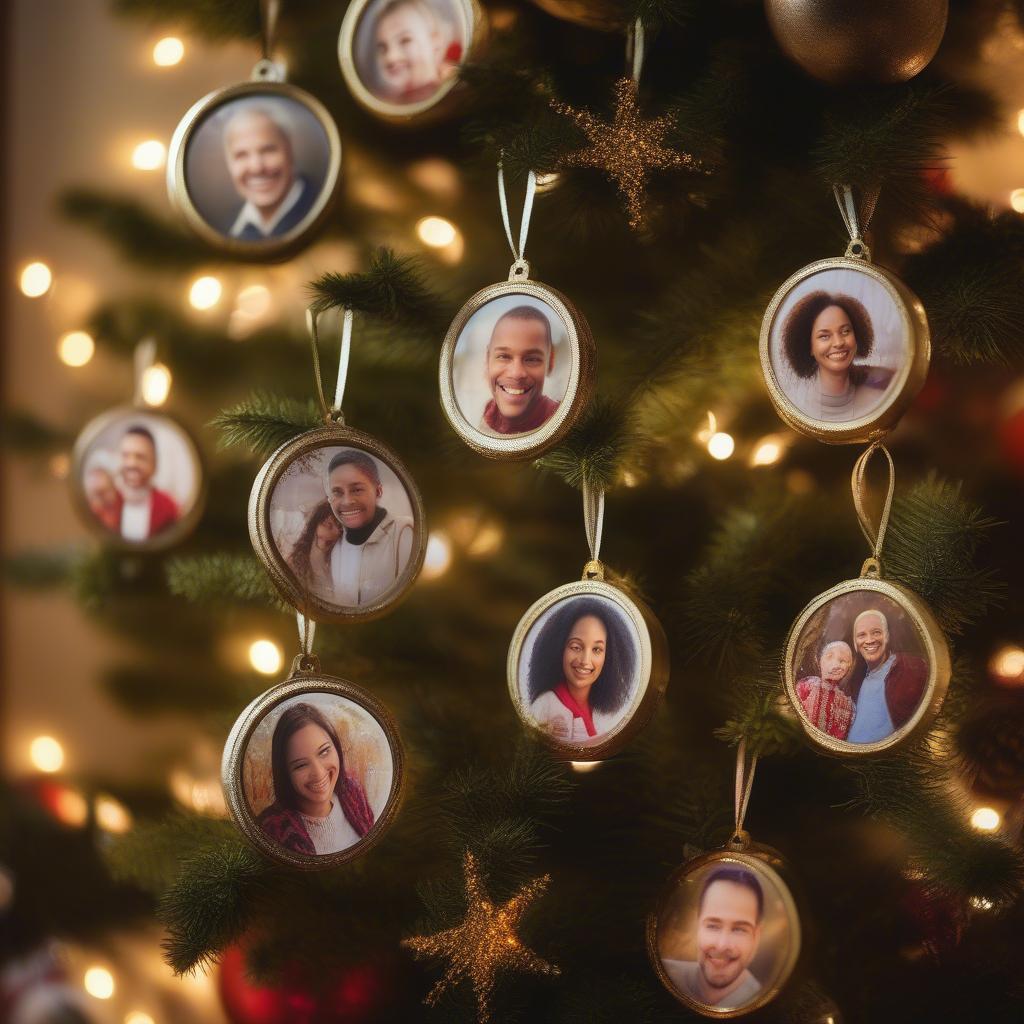 Personalized Photo Ornaments for Holiday Decor