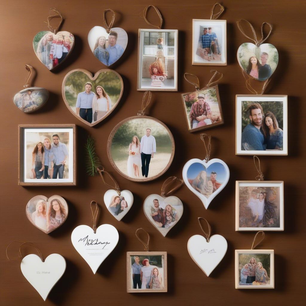 Variety of Customized Picture Ornaments