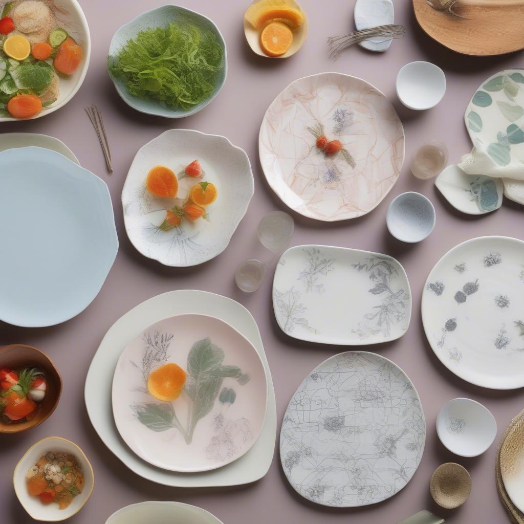 Variety of Cute Salad Plates