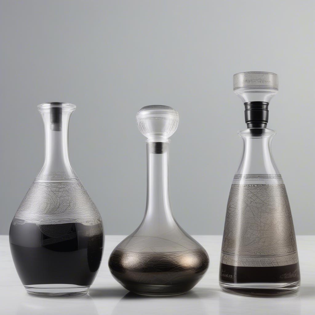 Comparison of Decanter Etching Techniques