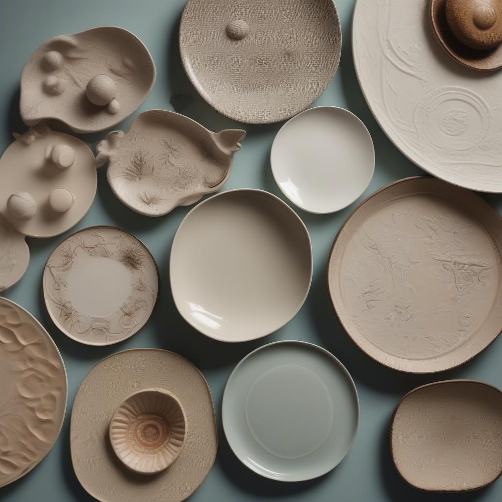 Decorative Ceramic Plates as Wall Decor