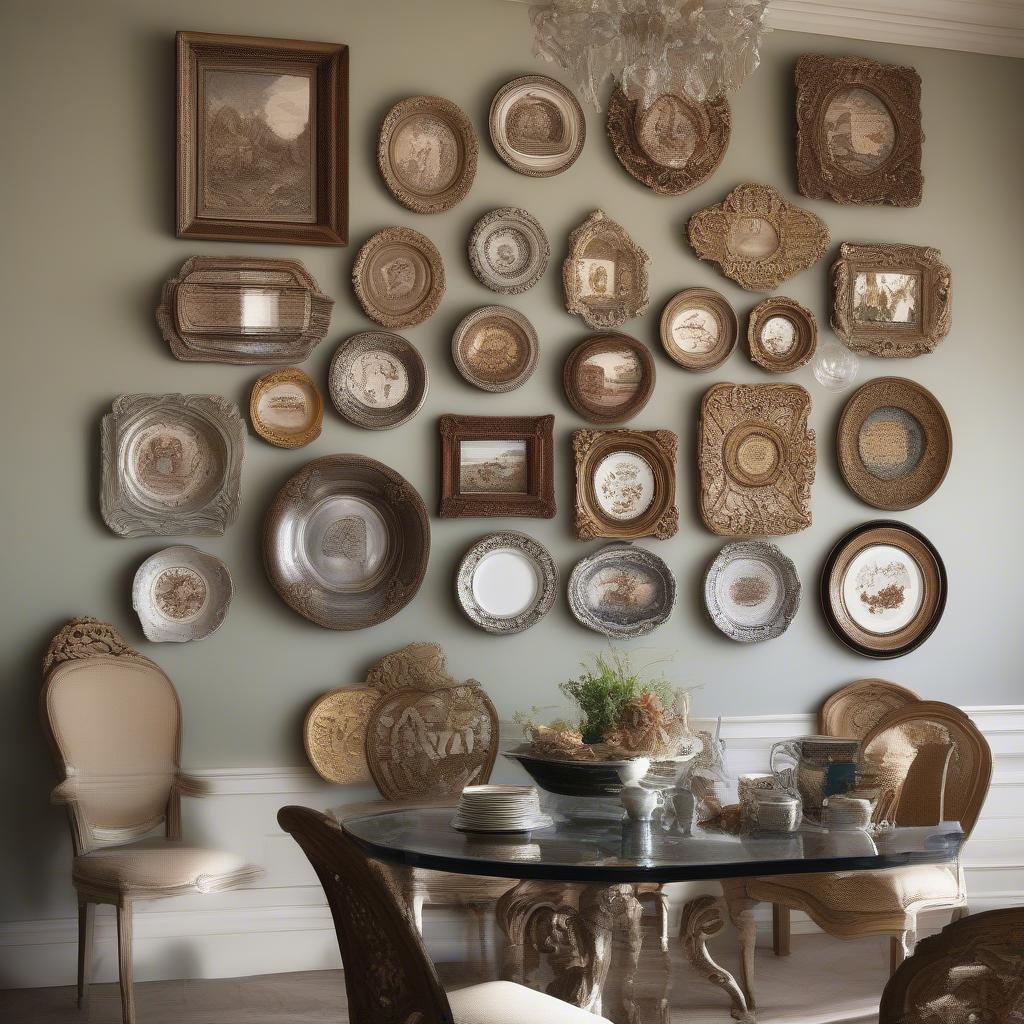 Decorative Plate Frames for Wall Decor