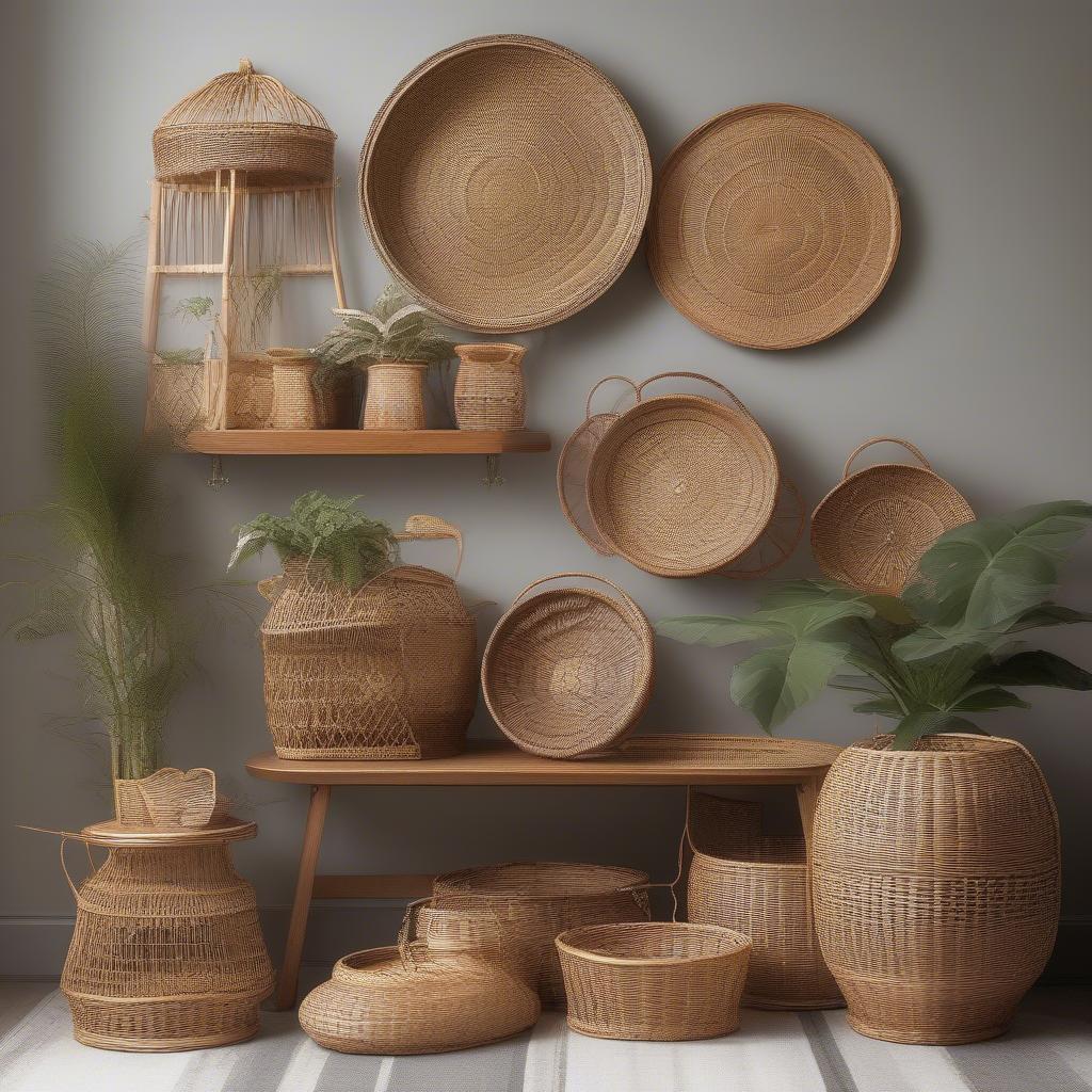 Decorative Wicker and Rattan Accessories for Home