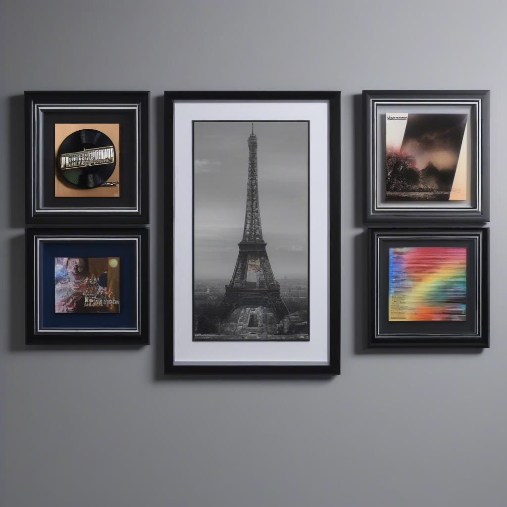 Different 12 inch Vinyl Display Frames