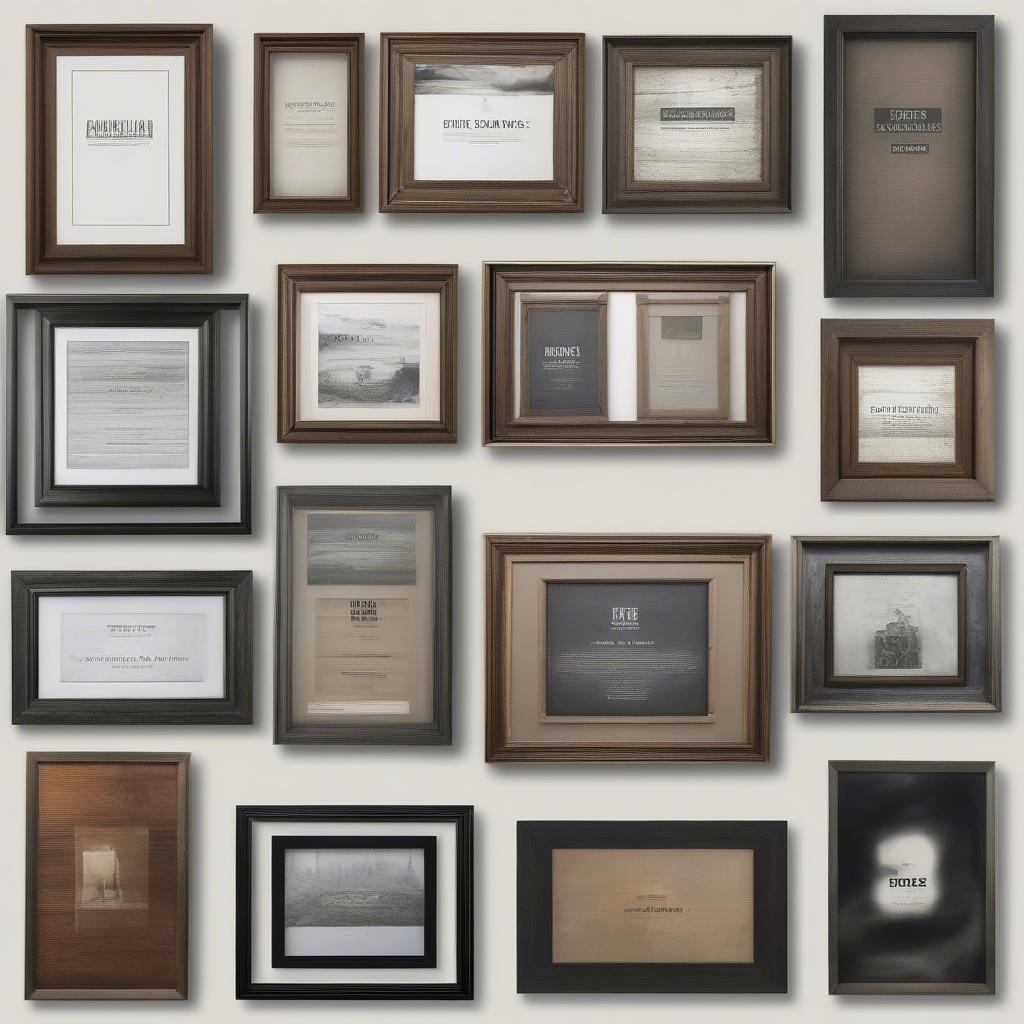 Styles of 24x36 Poster Frames