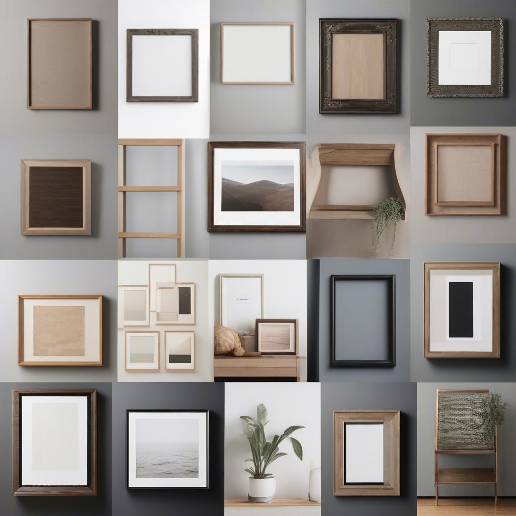 Different 24x36 Wall Frames in Various Materials