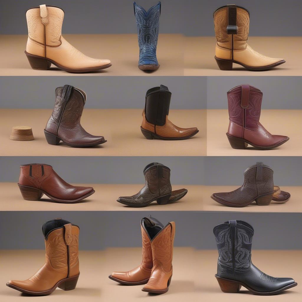 Different Styles of Cowboy Boot Match Holders