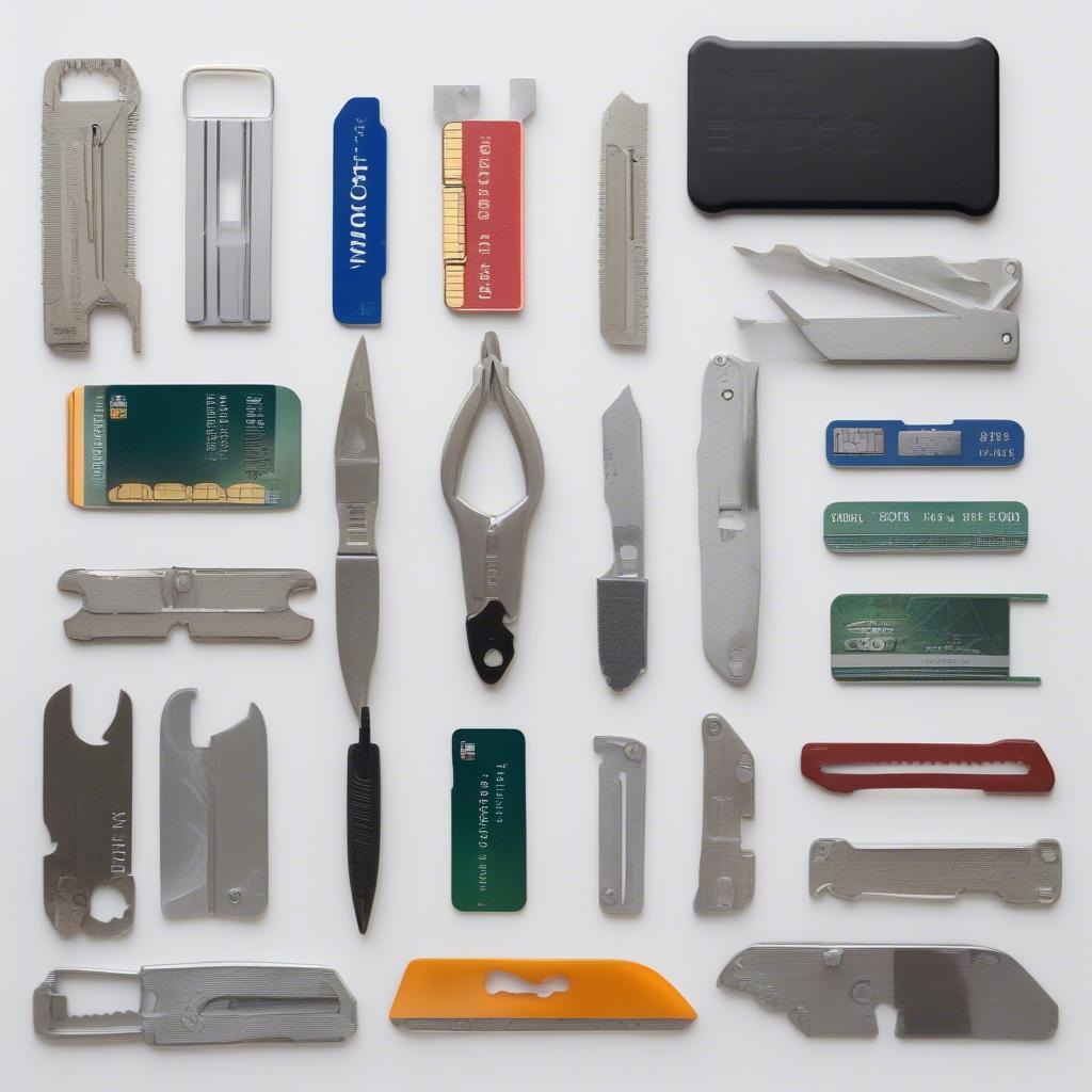 Different Credit Card Multitools Comparison