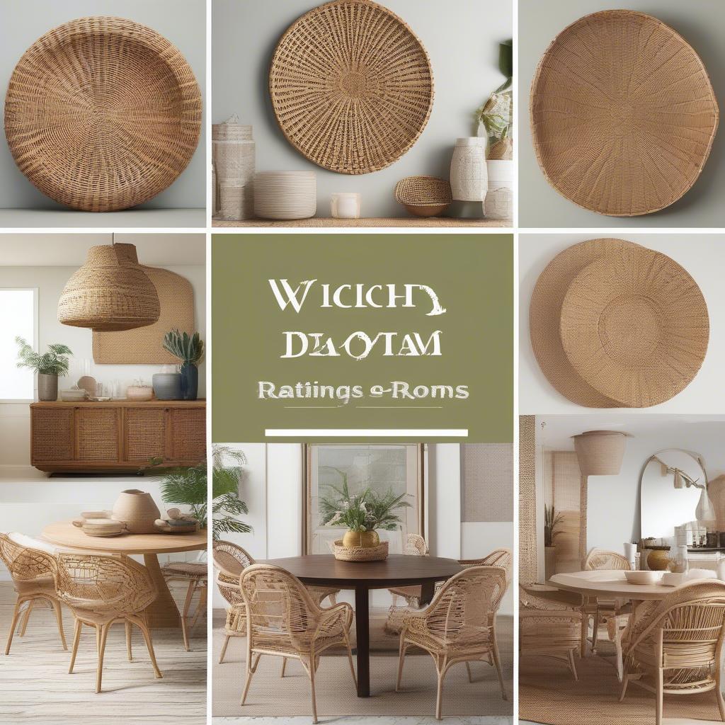 Different Dining Room Styles with Wicker and Rattan