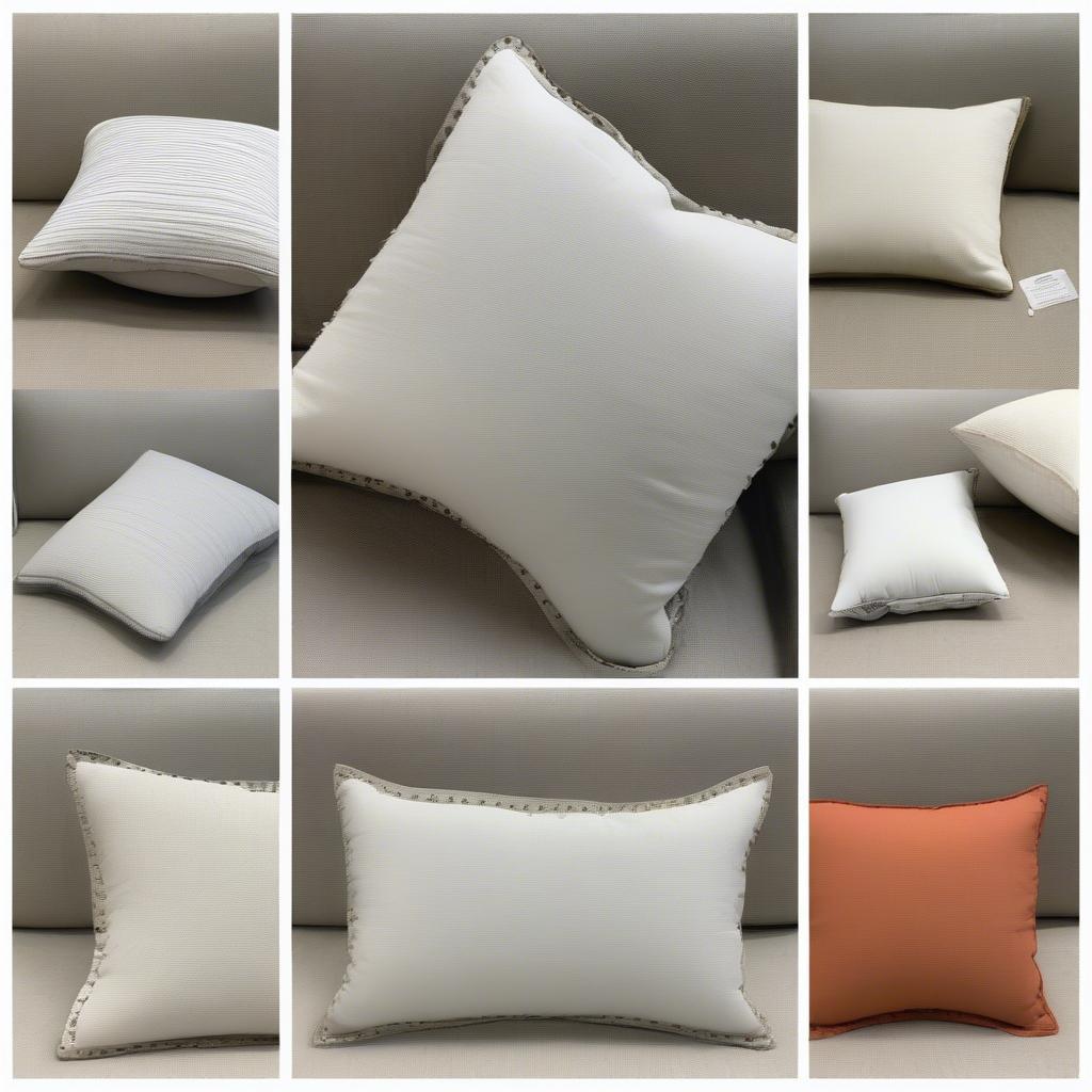 Variety of Flange Widths on Pillows