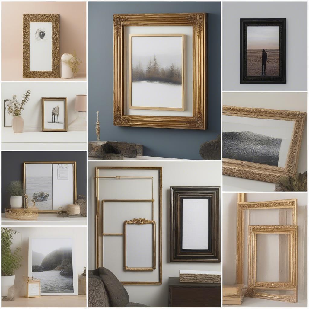 Different Frame Styles for Canvas Prints