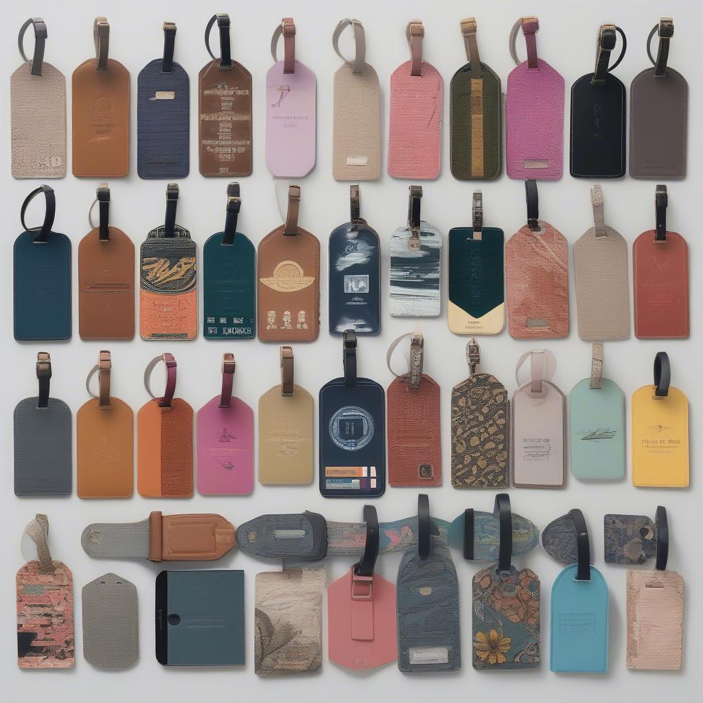 Variety of Luggage Tags