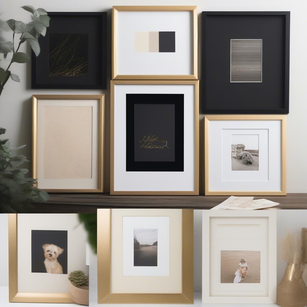 Various Mat and Frame Options for 8x10 Prints