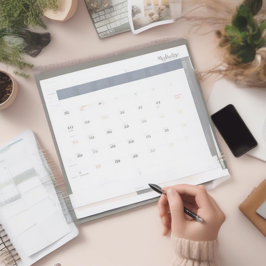 Different Monthly Calendars for Basket Weavers