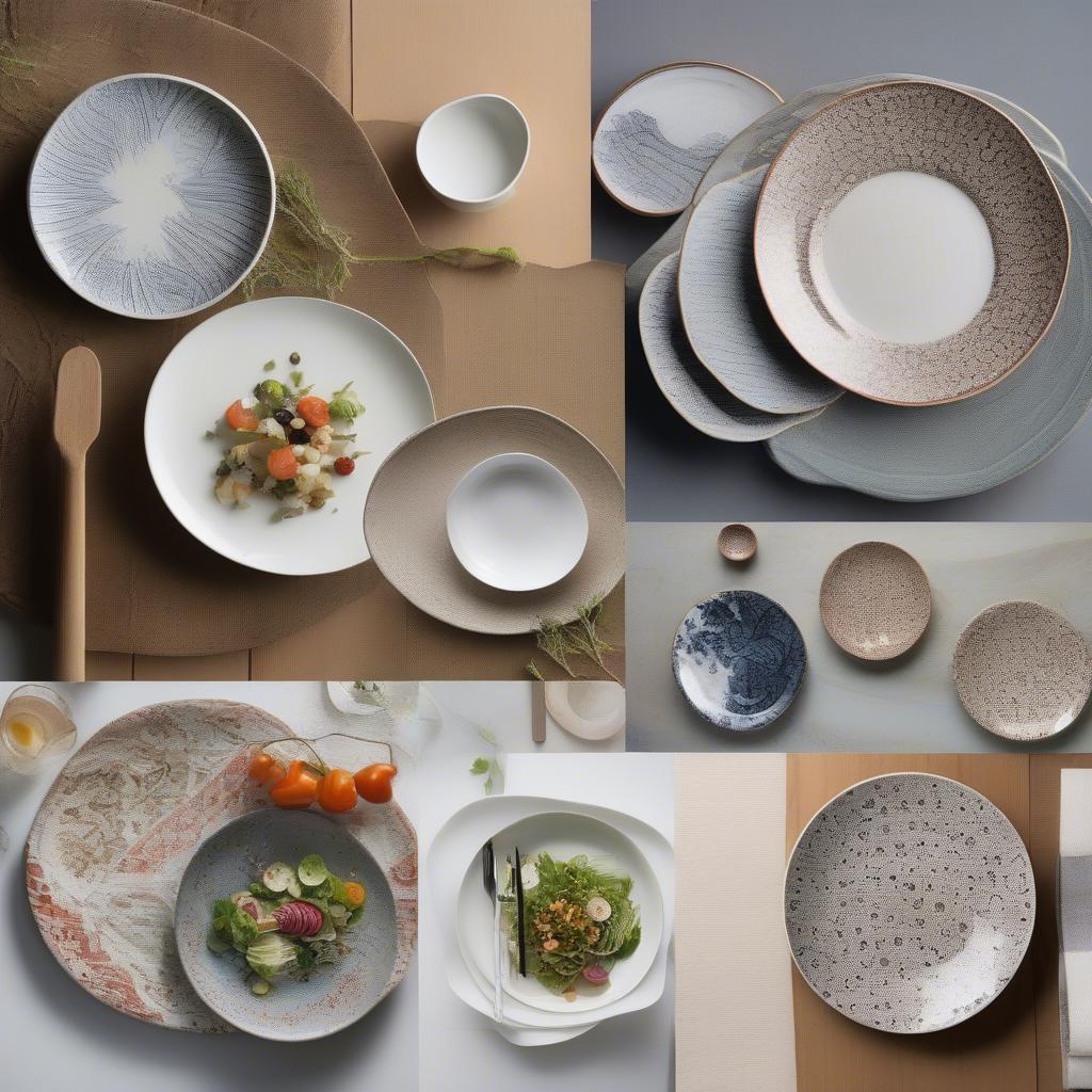 Variety of Salad Plate Styles