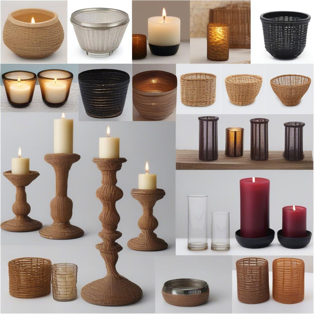 Various Styles of Bulk Candle Holders