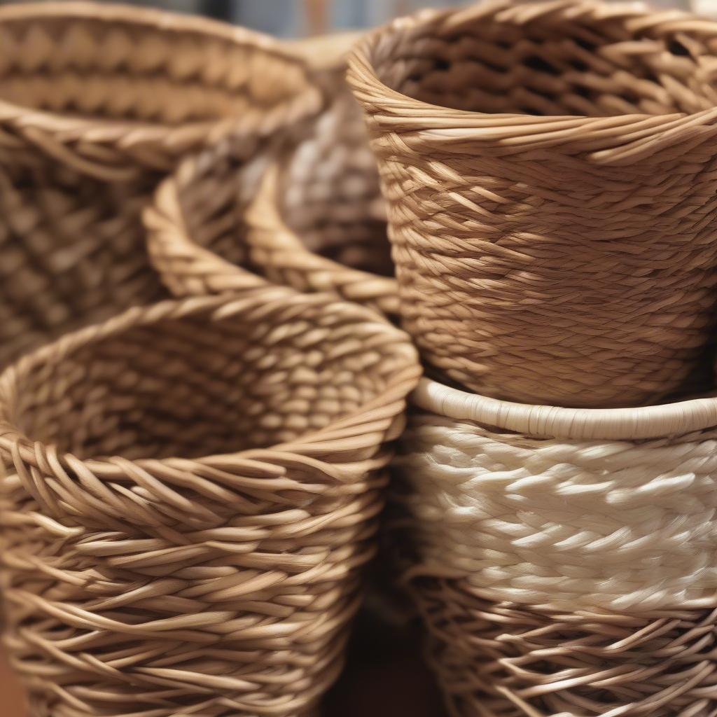 Various Weaving Techniques for Nesting Cups