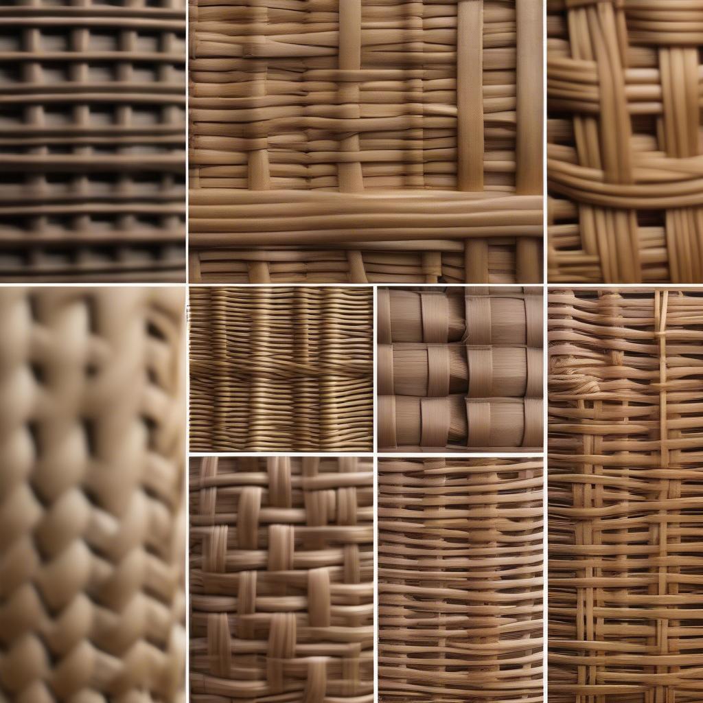 Different Types of Wicker and Rattan Weaves