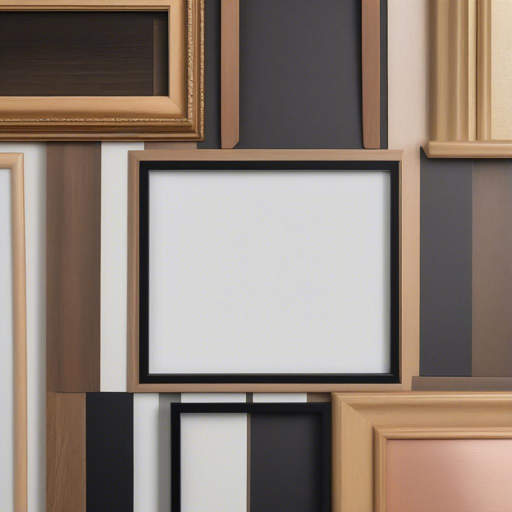 Various Wood Finishes for Picture Frames