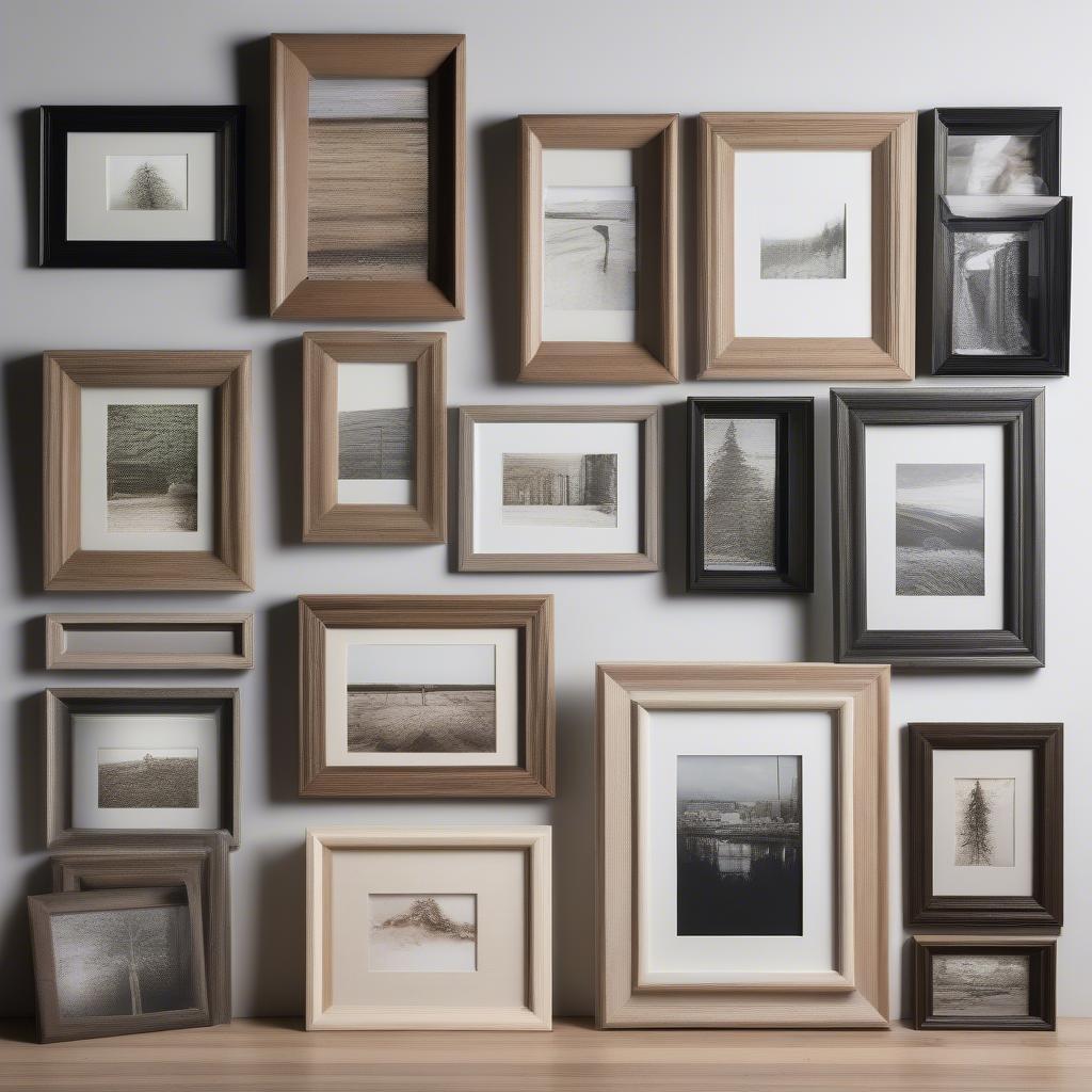 Different Wood Finishes for Picture Frames